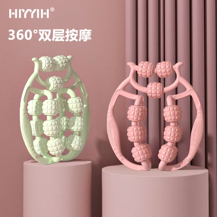环形夹按摩夹独立滚轮小腿手臂按摩家用七轮滚轮居家锻炼HY3商品图