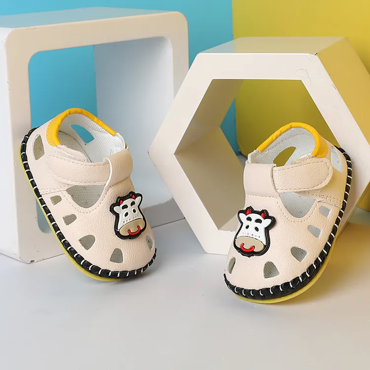 新款男宝宝凉鞋女儿童学步鞋婴幼儿鞋0-1岁儿童凉鞋夏季软底透气