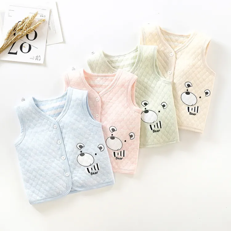 儿童夹棉马甲婴儿加厚保暖马甲宝宝春秋冬坎肩男女宝宝加棉背心