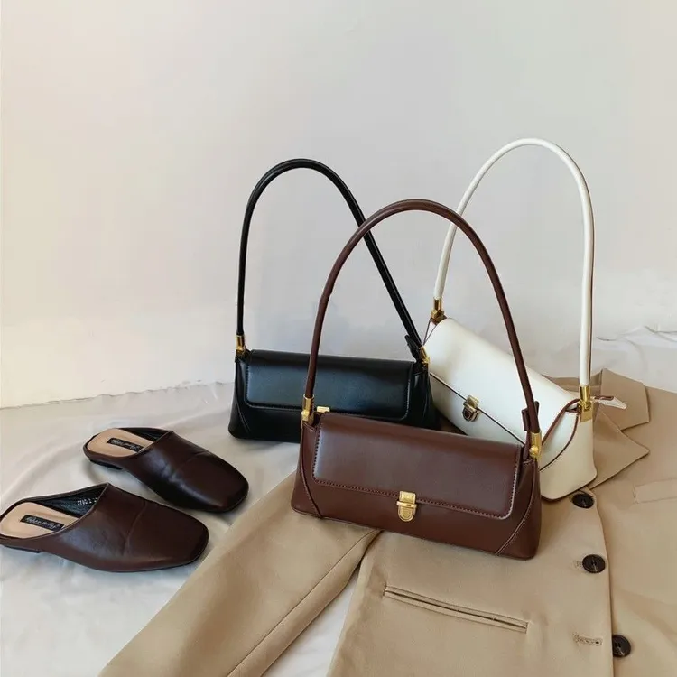 法式高级感腋下法棍包网红时尚小众包包女百搭通勤洋气单肩手提包