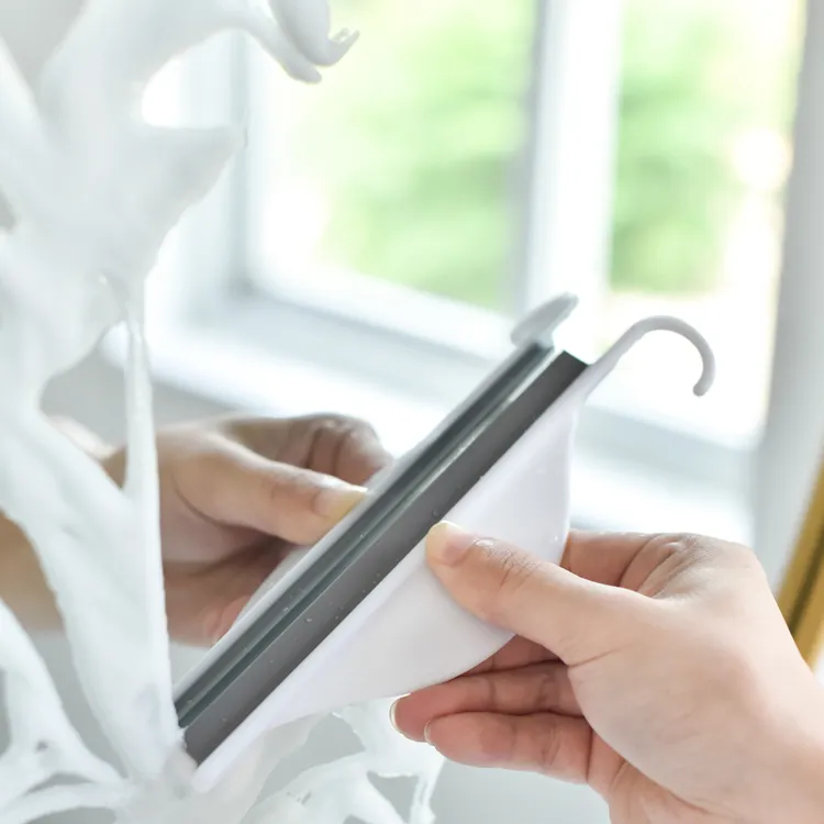 迷你台面刮水板小刮水器浴室擦玻璃硅胶清洁工具清理镜面挂式刮水