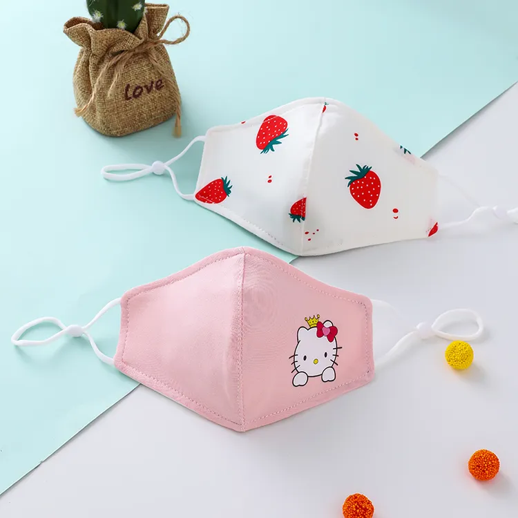 儿童纯棉口罩立体防风透气学生宝宝婴儿专用秋冬保暖防雾霾卡通