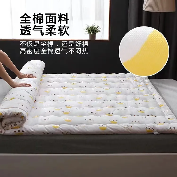 犟人1.5*2米 1.8*2米 2*2米棉花褥子垫被加厚铺底垫榻榻米床垫絮