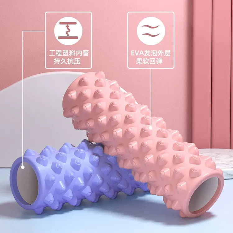 晨升泡沫轴肌肉放松器运动瘦腿神器滚轮瘦小腿按摩棒瑜伽健身柱