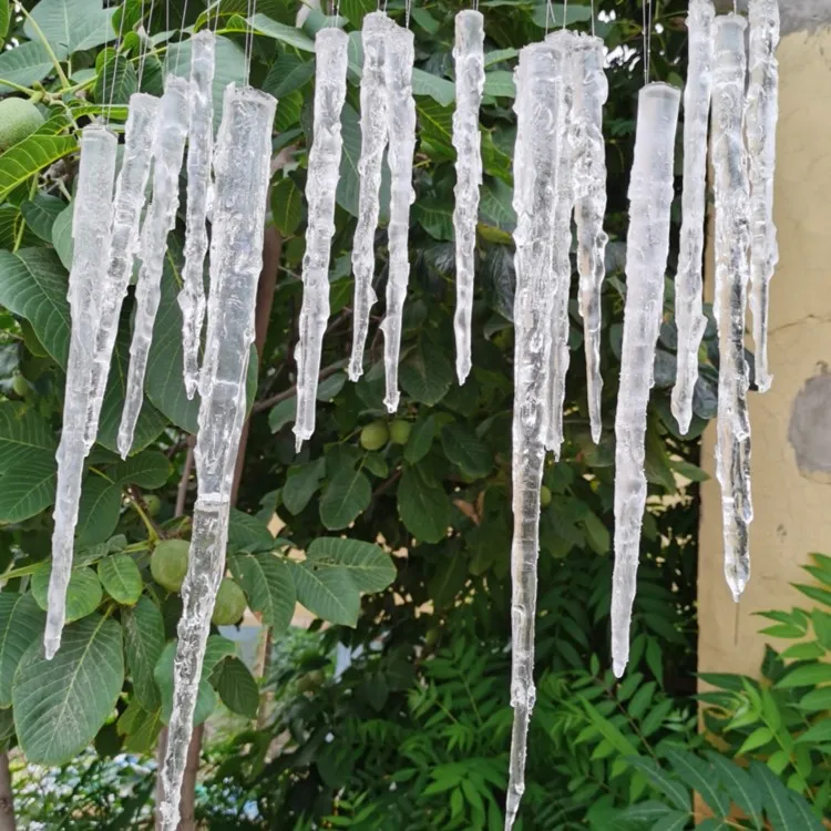 海贝思仿真冰柱影视冰溜子雪景橱窗展示冰雪冰挂冰柱装饰用假冰凌