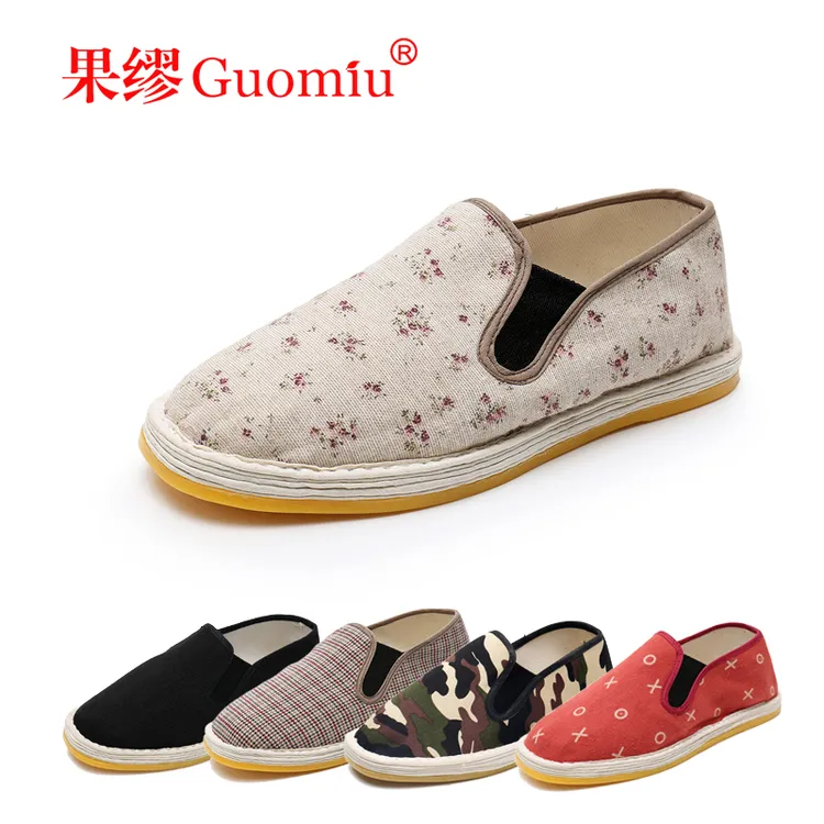 春秋老北京布鞋女舒适轻便耐磨软底透气吸汗低帮千层底布鞋女鞋