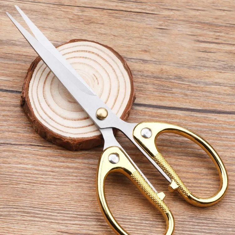 手工剪刀 金色合金手工DIY剪刀 剪子家用多功能便携