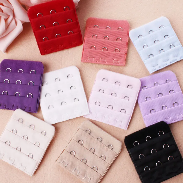 内衣延长扣调节3排窄版小三排扣短增长4.5cm厘米宽特殊文胸加长带