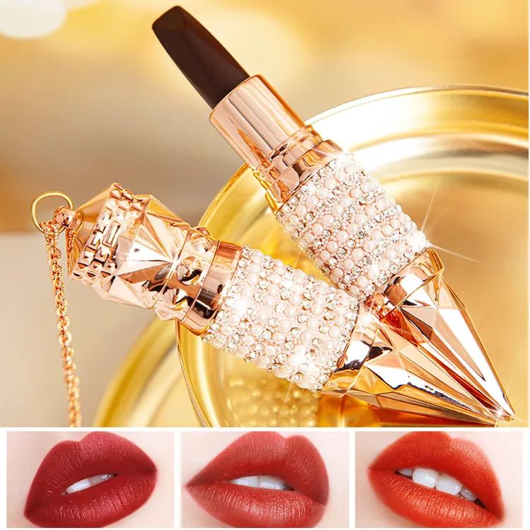 【粉丝福利】女王权杖三色口红不沾杯不掉色显白防水不掉不粘杯