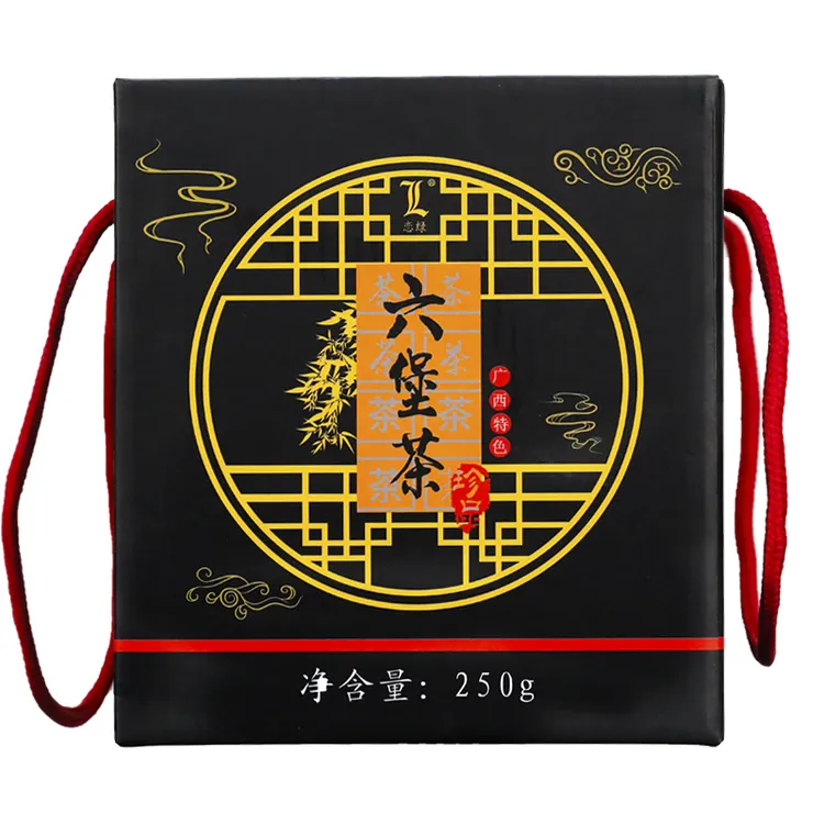 LL/恋绿广西特产梧州陈年六堡茶黑茶散茶250g茶叶一盒六堡茶礼盒