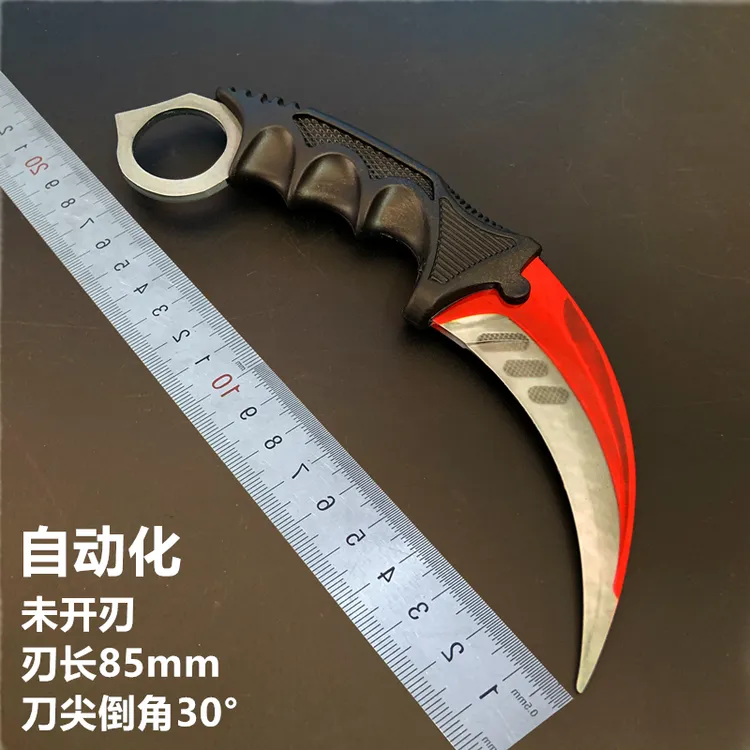 csgo游戏周边一体爪子刀鹰爪刀练习刀优质工艺刀具模型道具未开刃