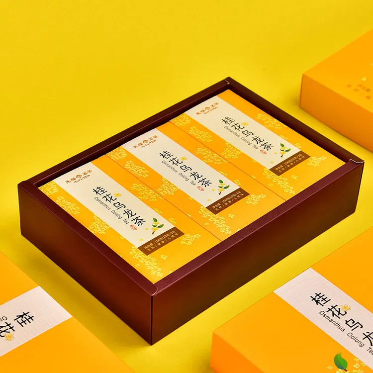 天福茗茶 桂花乌龙茶茶叶 桂花花茶 礼盒送礼300克漳州茶业