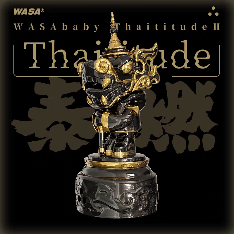 变色龙限定泰渡燃龙2代黑金香炉系列手办