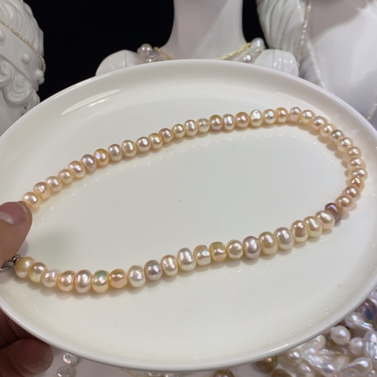 【闪购商品】淡水珍珠颈饰未镶嵌定制