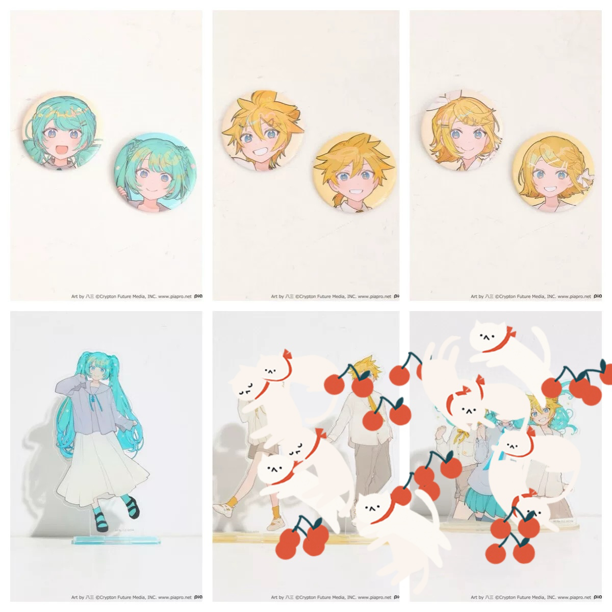 【国现包邮】初音未来earth联名吧唧 立牌