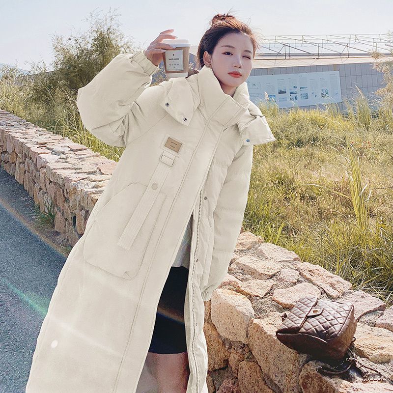 波司澄羽绒服新款爆款反季清仓女士女款中长款过膝长款季衣外