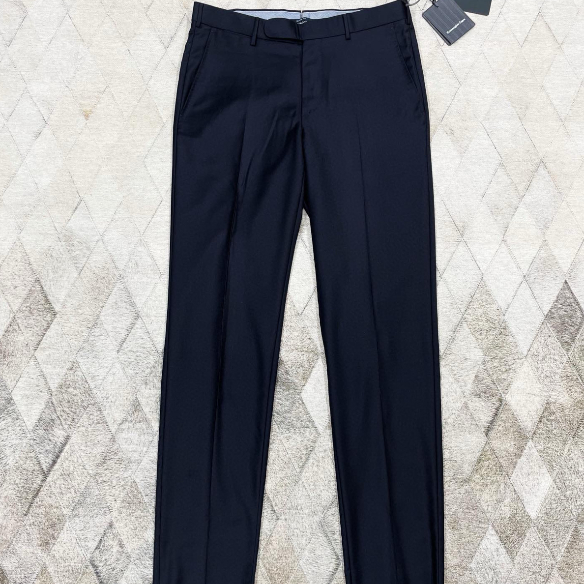 未使用 ZEGNA 130687 杰尼亚主线 羊毛西裤