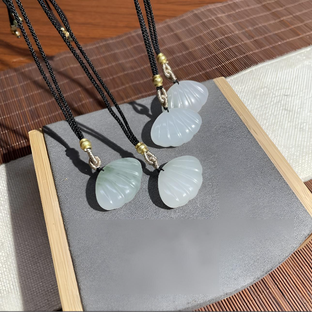 天然天山翠福贝吊坠男女款项链挂件复古古风气质时尚百搭 民族风