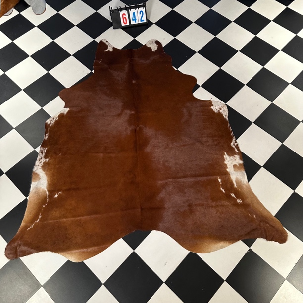 【本尼家】Q642 230*210巴西进口整张牛皮地毯轻奢