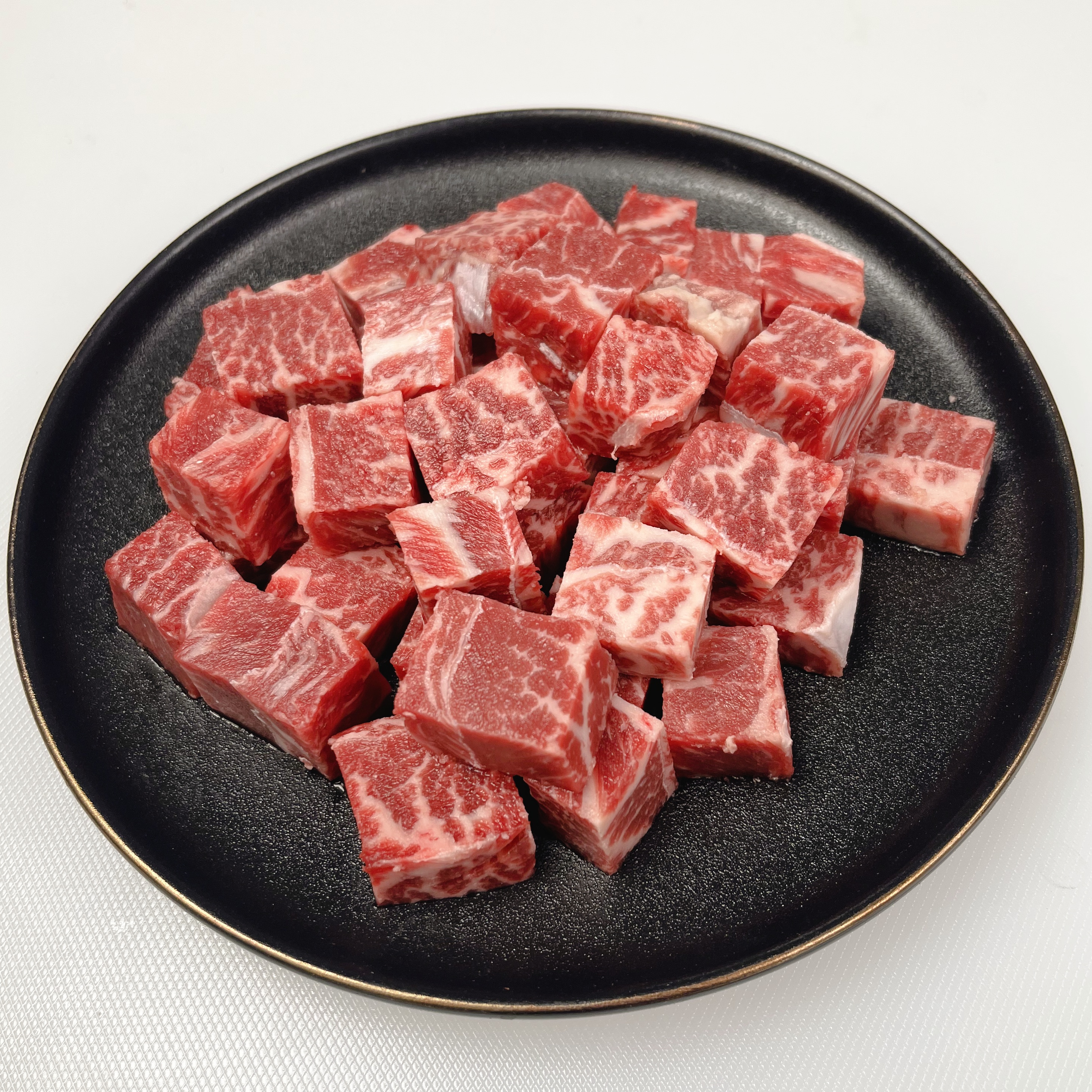 原切谷饲雪花牛肉粒200克*5包装烤串烤肉安格斯牛排