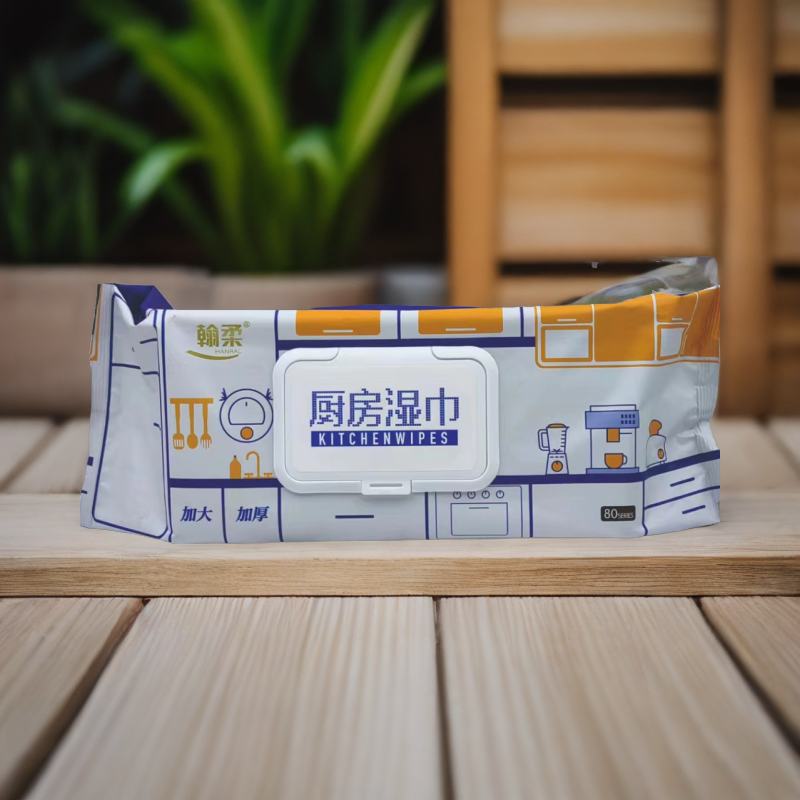 【6.9元】厨房专用纸湿纸巾厨房湿巾清洁重油污一次性去油加厚加大
