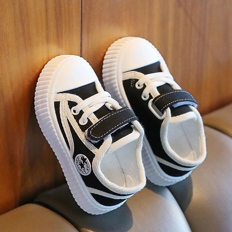 【小扬哥推荐】2024春秋新款0-1-8岁儿童帆布鞋一脚蹬爆款男女宝宝