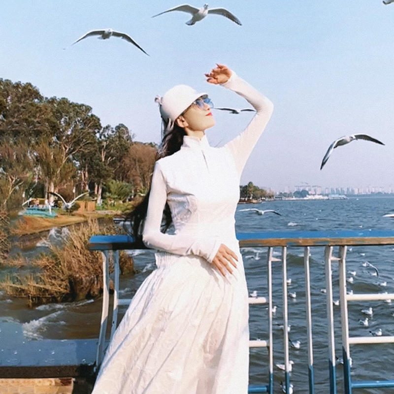 【双11同价-梅骨清韵-现货】杨丽萍原创雀云裳民族风复古长袖长裙