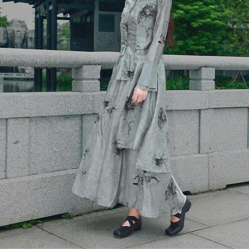 【新春宠粉价-铅华-现货】杨丽萍原创民族风提花松紧腰显瘦半身裙女