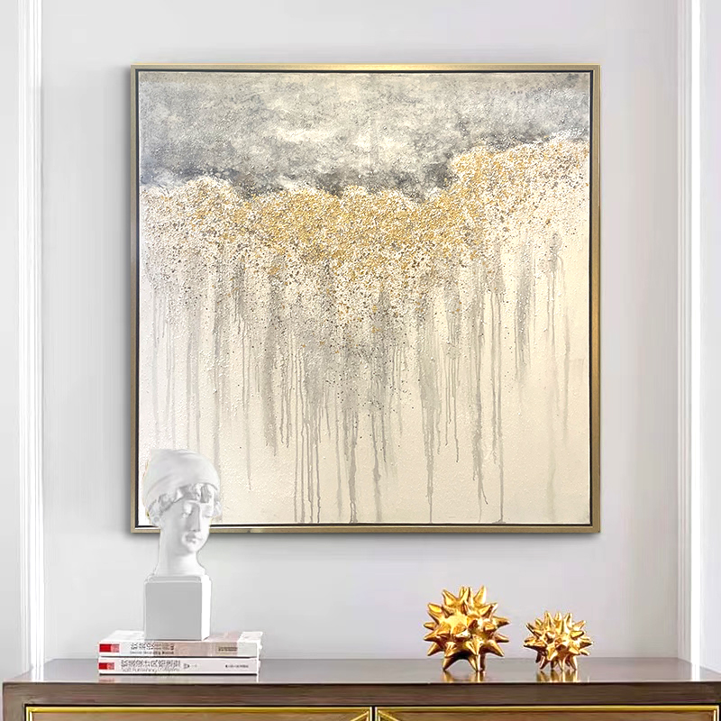 遇听《似水年华》纯手绘松弛感油画【不包安装】【所有尺寸都属定制】