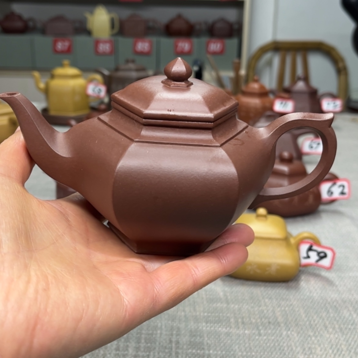 【闪购商品】紫泥茶壶袁*