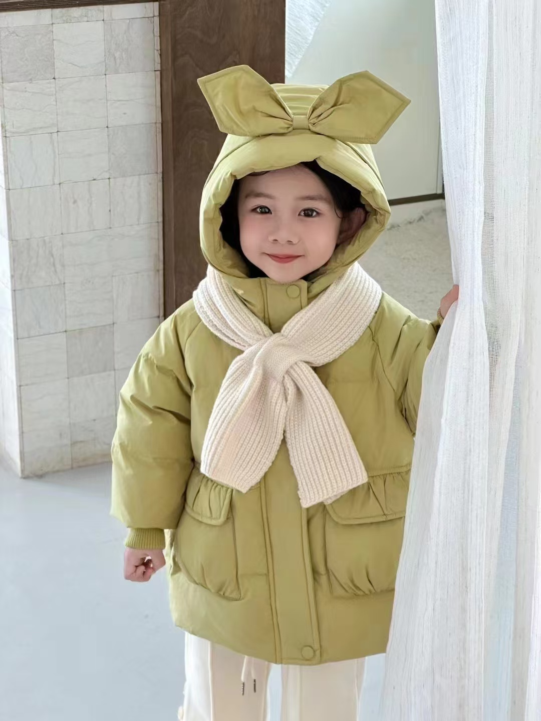 啾咪家新疆包邮 2024男女宝新款加厚一件过冬羽绒服潮流时尚可爱