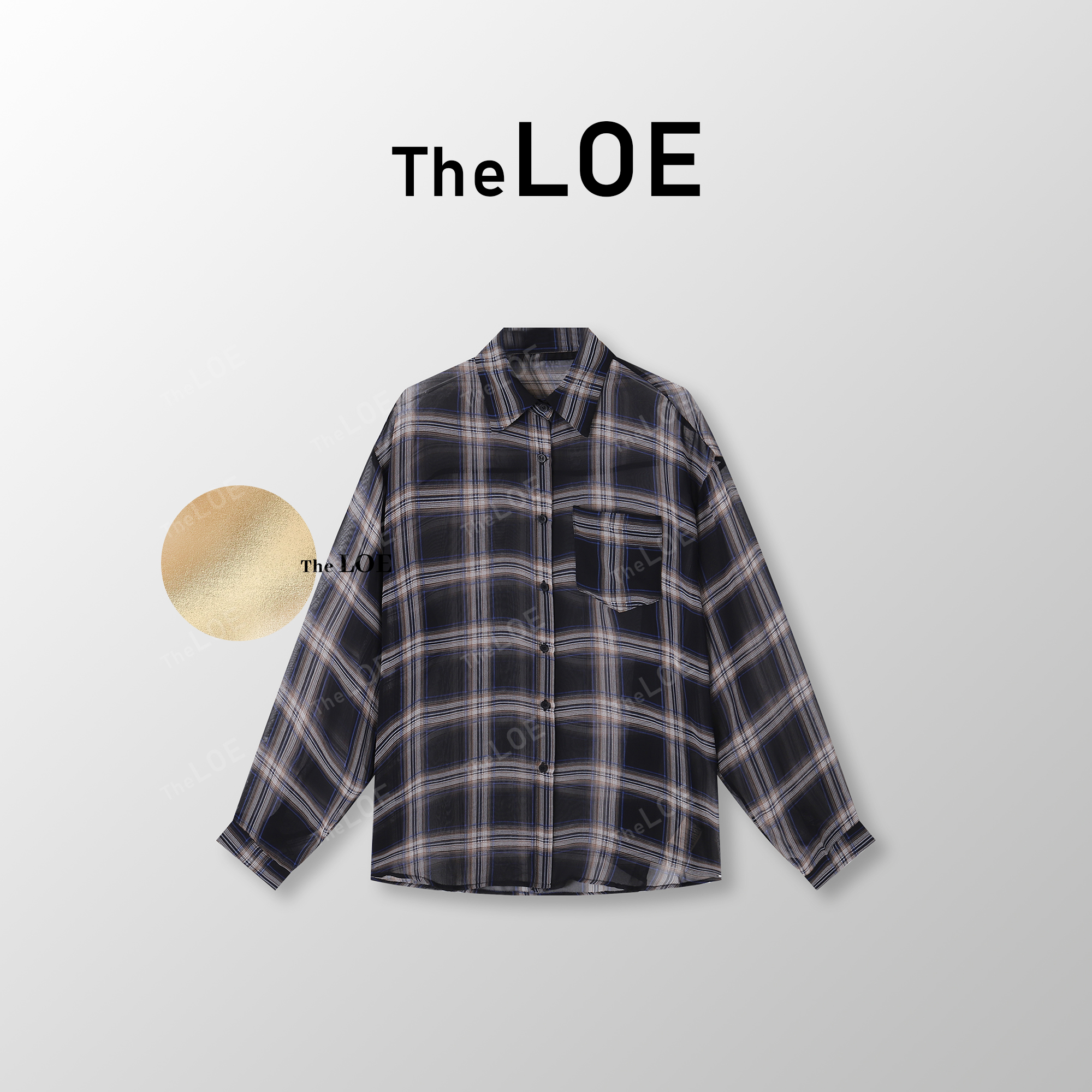 TheLOE/【周末格纹衫】公园20分钟效应 素颜衬衫#07.02CS-G2226