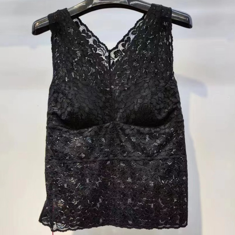 （X0）胖人坊大码女装蕾丝美背4088