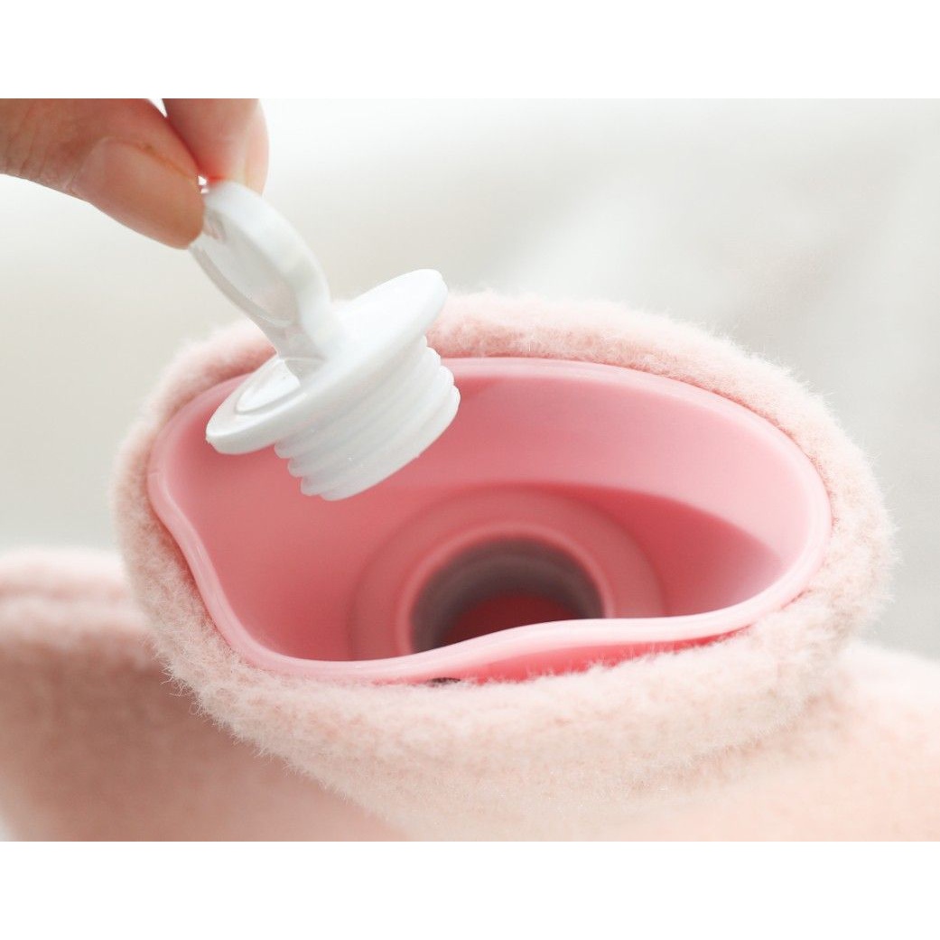 【优优】热水袋注水女大号热敷暖肚子小号冲水暖水袋灌水学生暖手