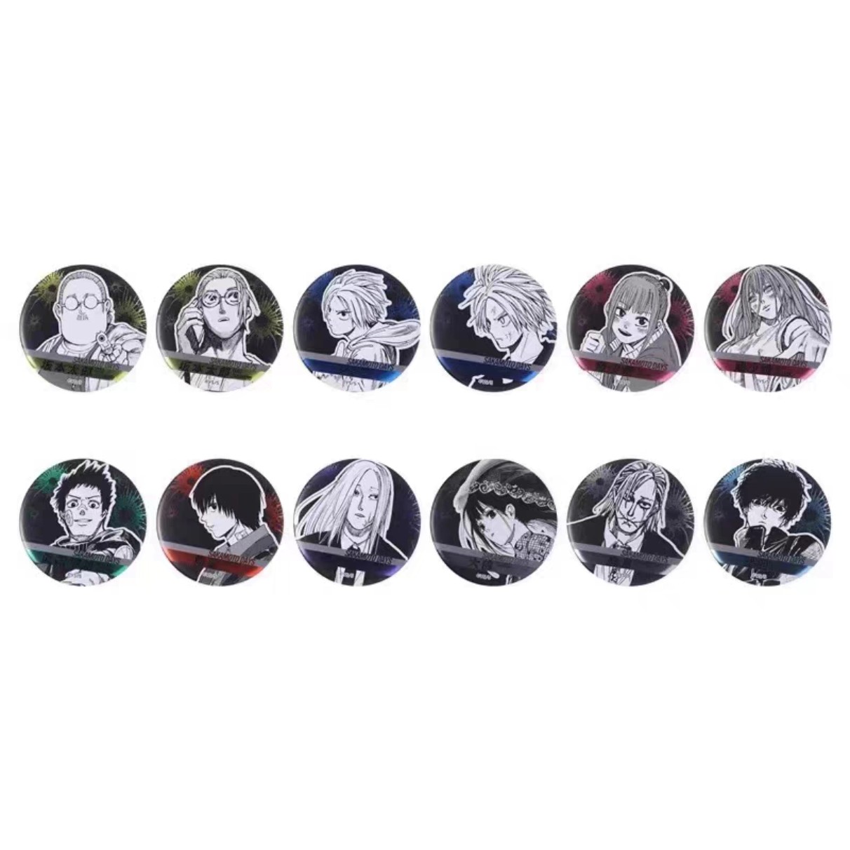 【坂本日常】js限定 浮雕浮雕吧唧徽章（默认代拆）