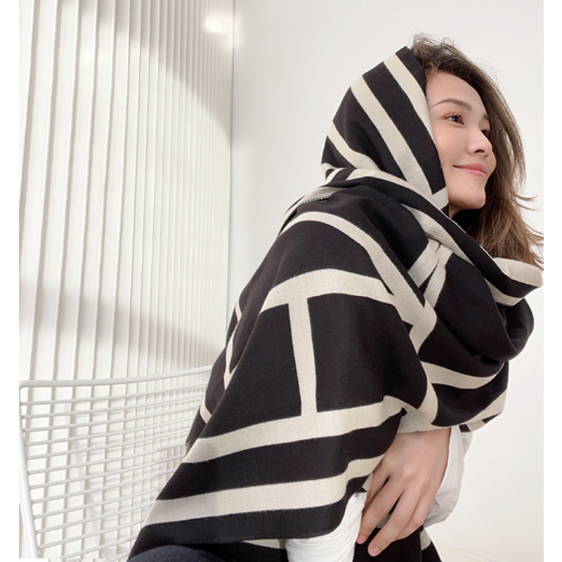 MY【七夕浪漫】一条秋冬围巾拯救一个衣柜双面保暖百搭冬