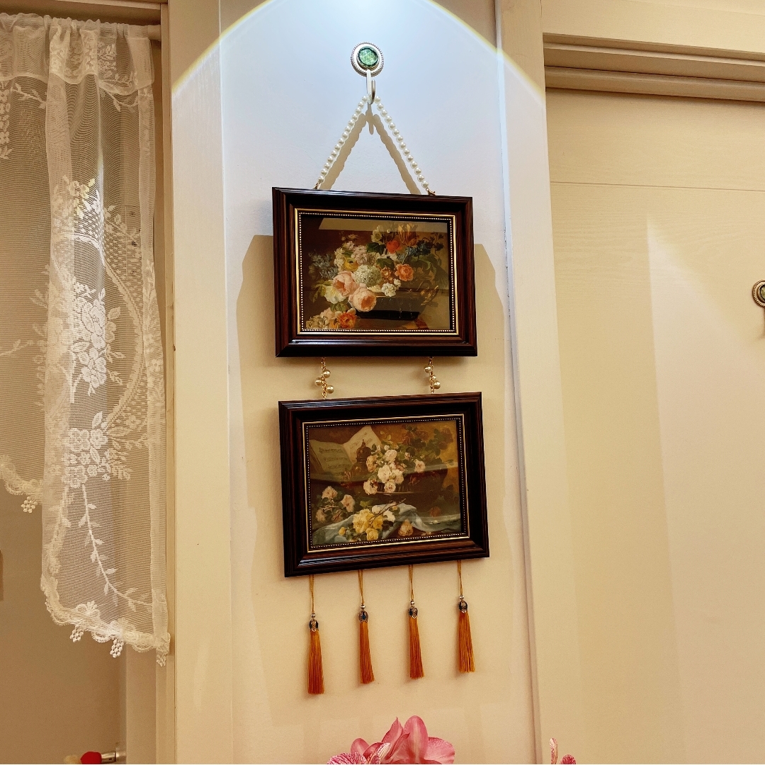 复古高端挂画美式轻奢手工画