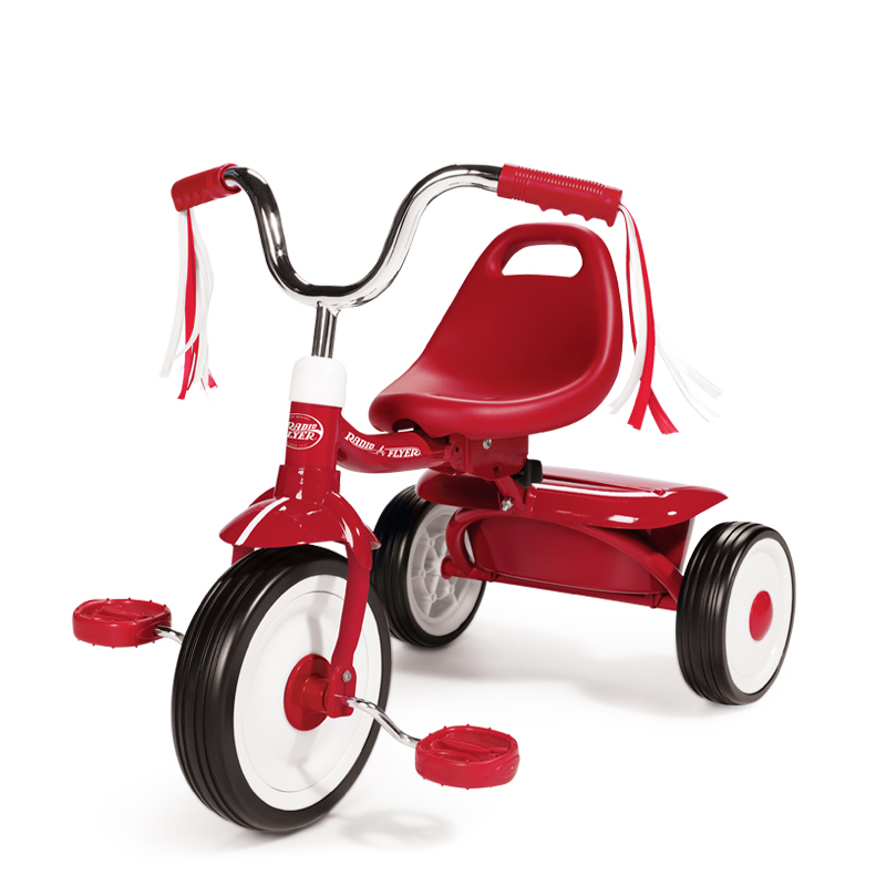 美国RadioFlyer儿童三轮车脚踏车宝宝1-3.5岁折叠童车407/408_玩具乐器