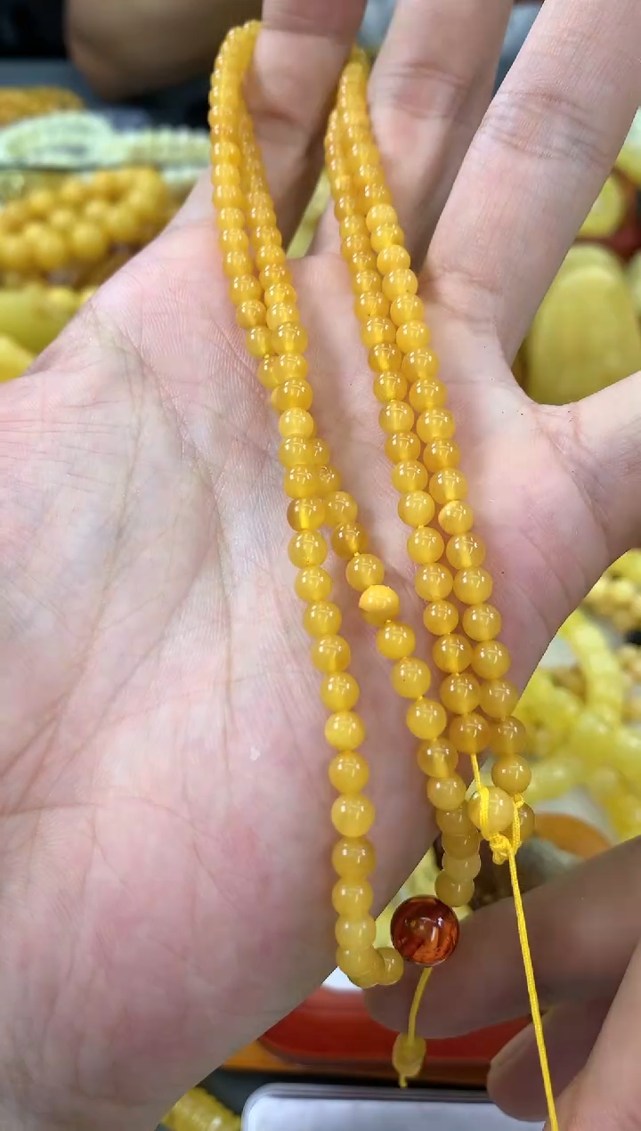 【闪购商品】蜜蜡手链未镶嵌项链