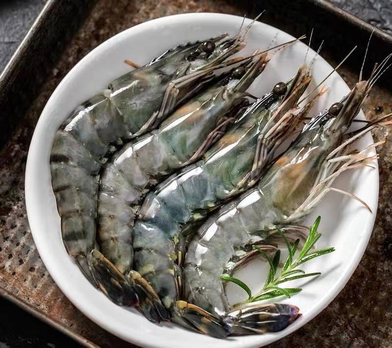 16-20娟超大黑虎虾速冻锁鲜3斤24-30只 8-10只/斤 20cm以上