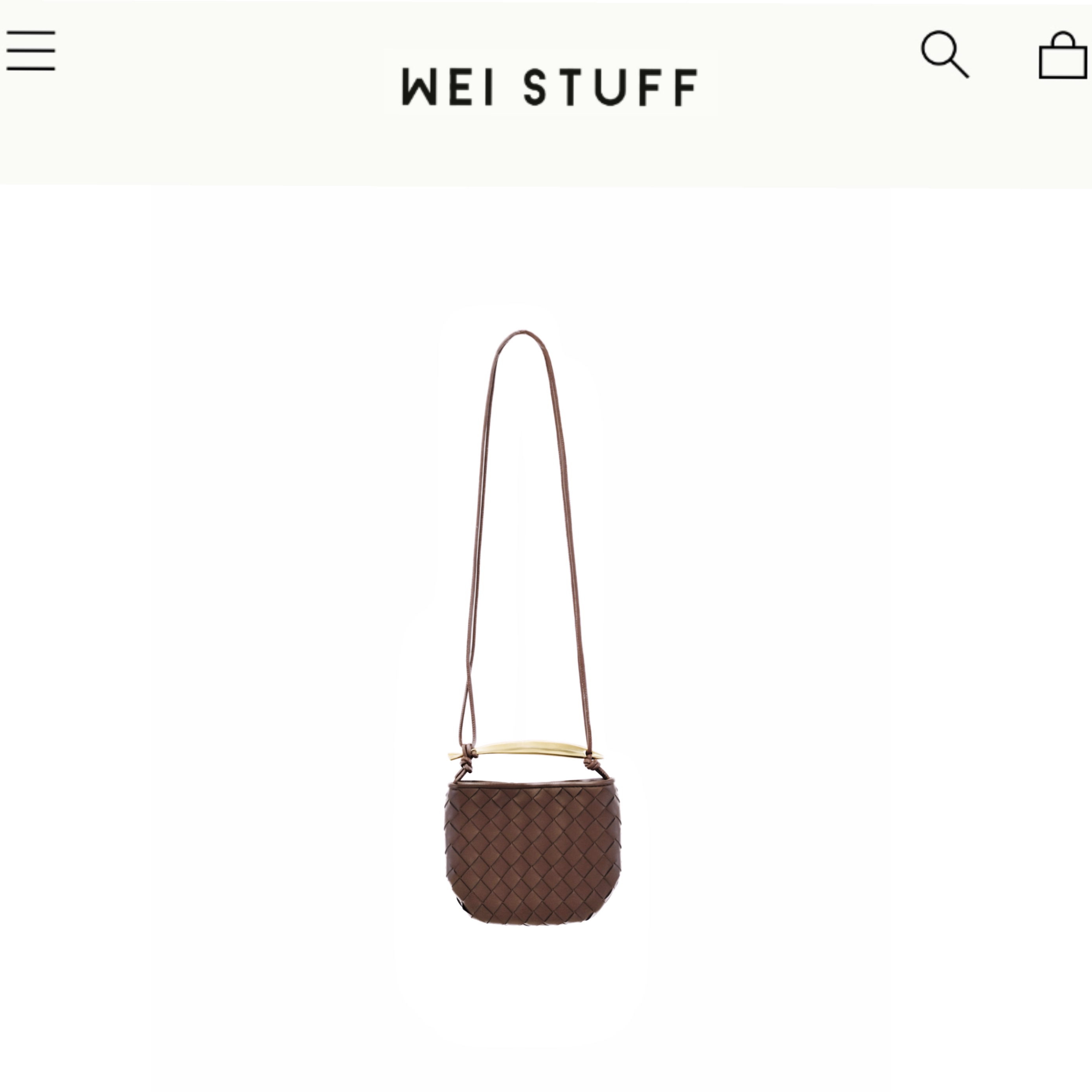 WEI STUFF 两色编织包 5405