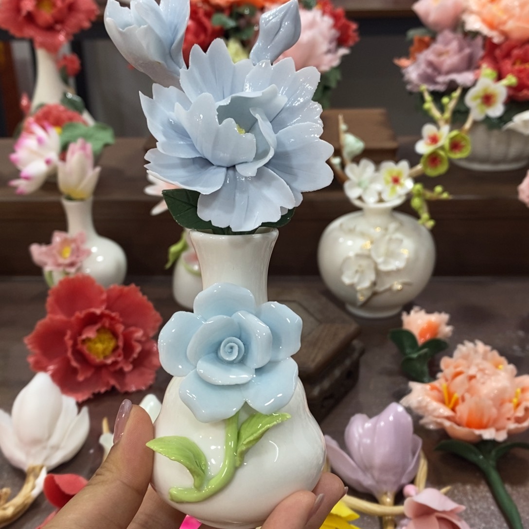 瓷片陶瓷工艺品摆件