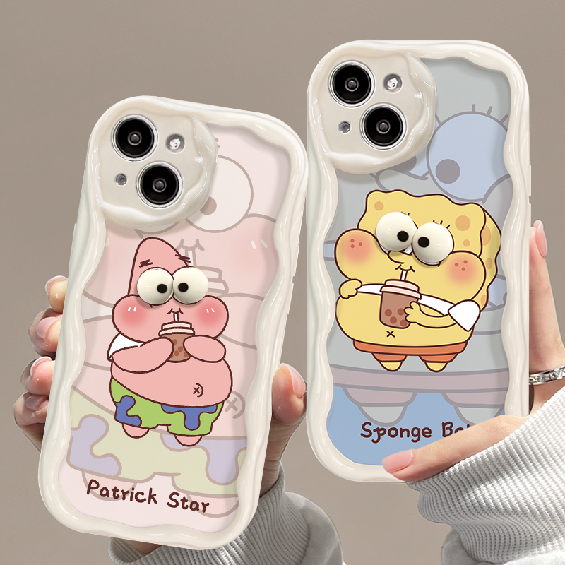 憨憨海绵海星苹果13华为/vivo/oppo/小米iPhone14promax手机壳