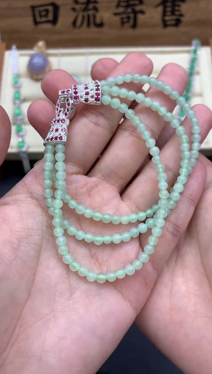 【闪购商品】翡翠手链未镶嵌45-中国好珍宝