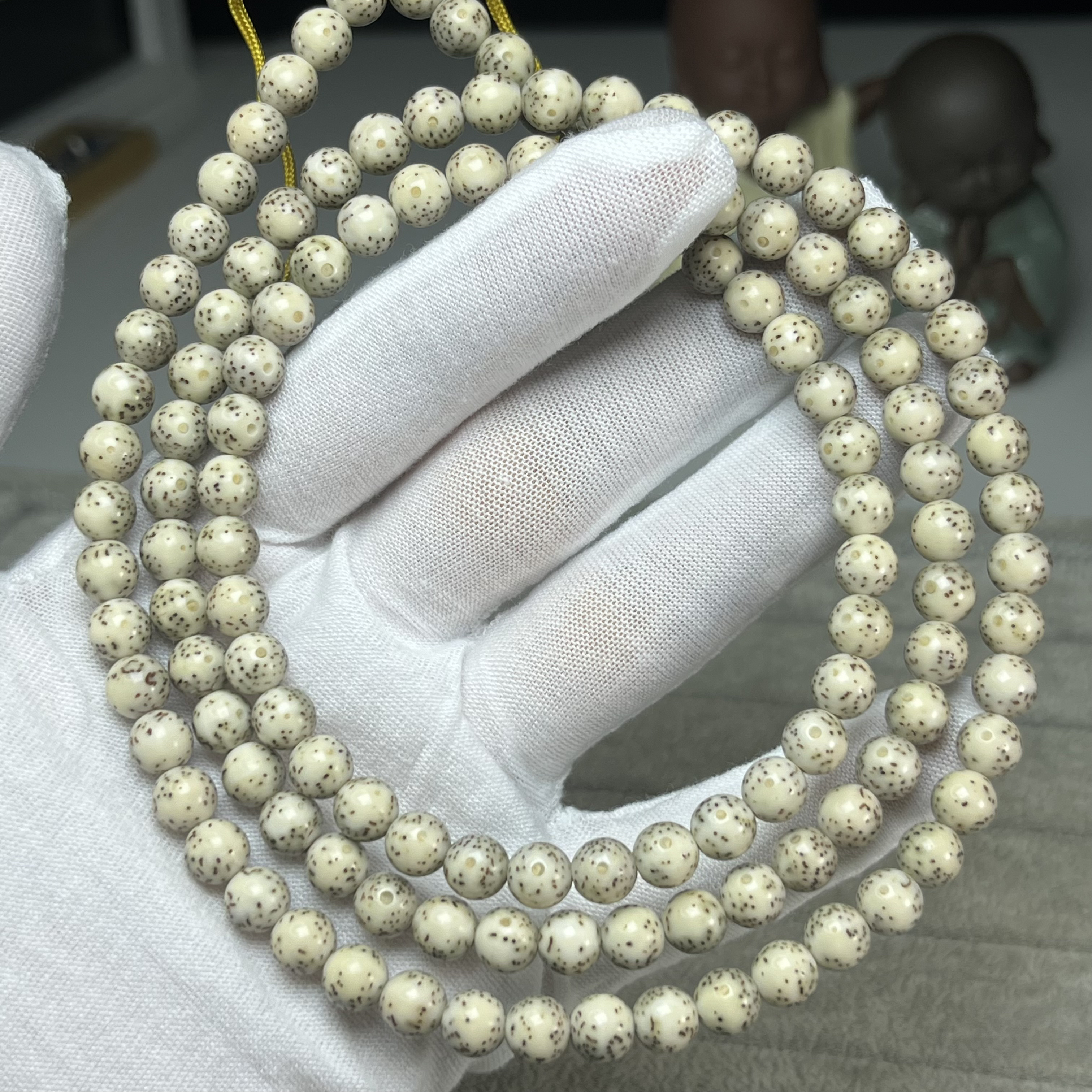 性价比7圆正月针尖星骨瓷白 高瓷高润 海南星月菩提一物一图