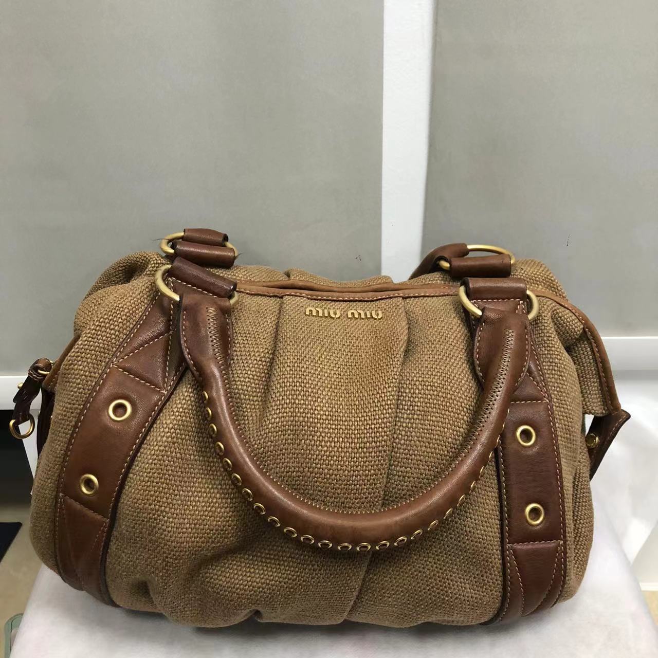 95新 MIU MIU/缪缪 乱乱子中古/女士/单肩包/75933