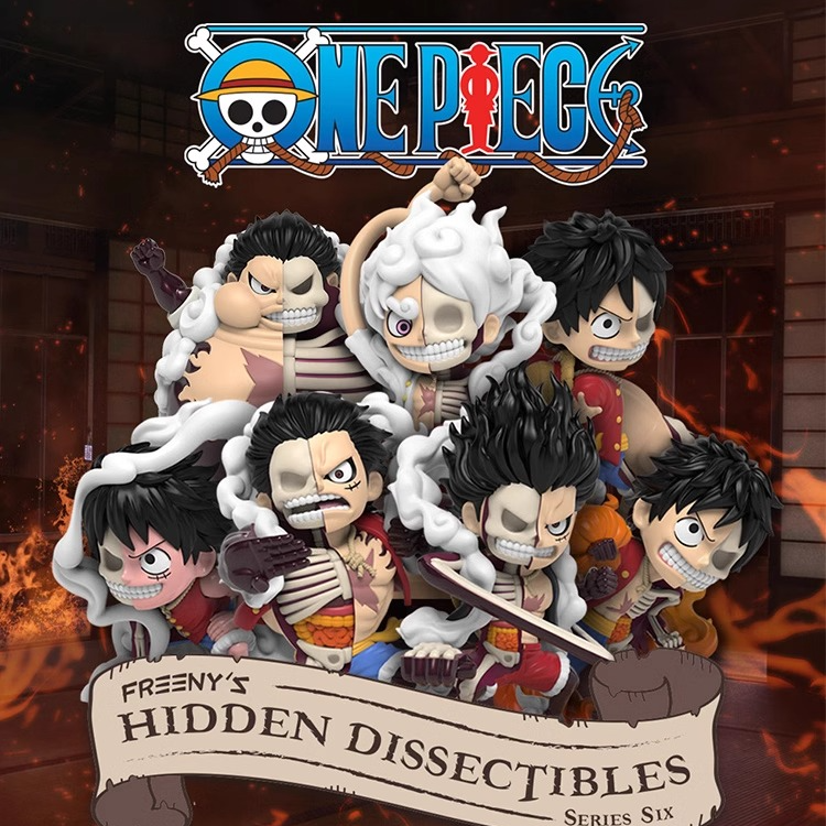 MigthJaxx海贼王6代正版路飞2挡3挡4挡半剖系列盲盒潮玩手办摆件