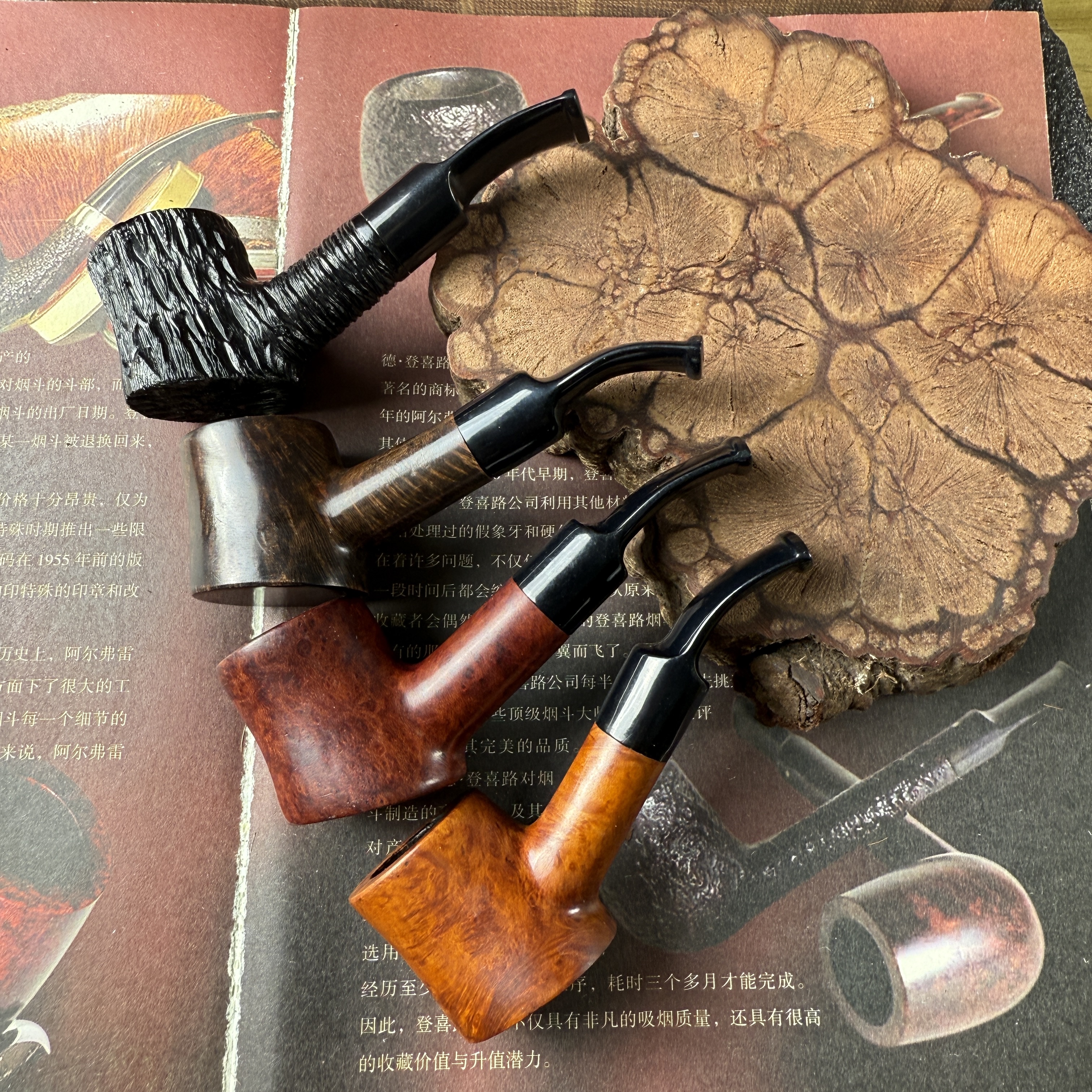 石楠木手工烟斗迷你小锤子 9mm孔道 新手入门推荐