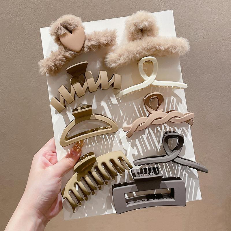 【9件套】新款发夹头饰发卡扎头发可爱韩版百搭气质简约发带