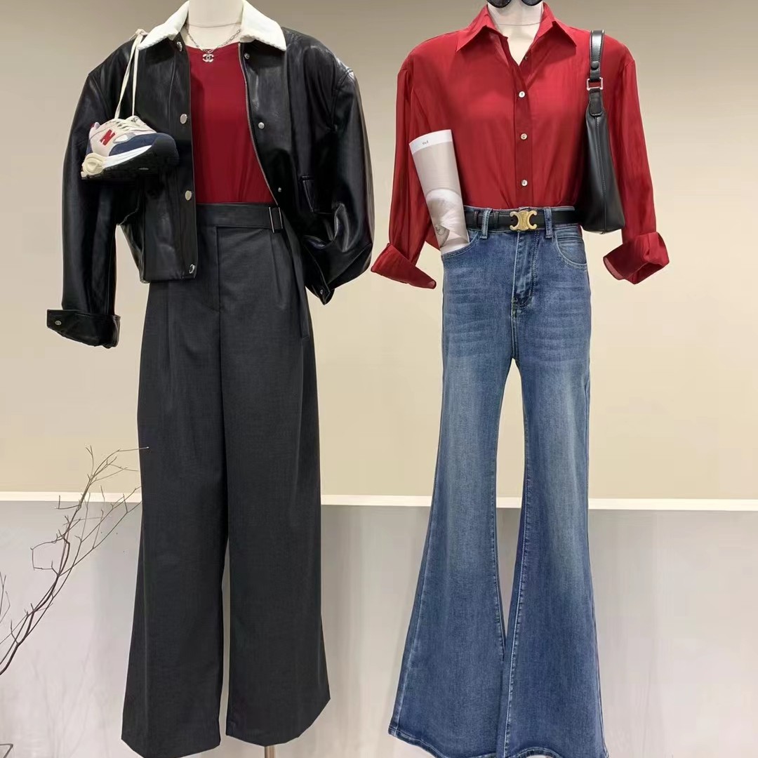 TTTHERE/TTTHERE春装新款牛仔裤